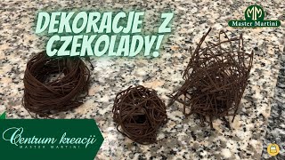 Jak zrobić dekoracje z czekolady 🍫 Ozdoby z czekolady  Master Martini Polska [upl. by Rendrag908]