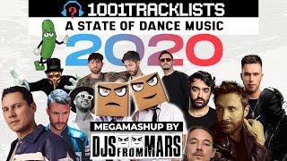 Djs From Mars  1001Tracklists A State Of Dance Music 2020 Megamashup Mix 50 Tracks In 12 Minutes [upl. by Abraham736]