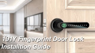 191Y Smart Lock Installation Tutorial Video [upl. by Hubert]