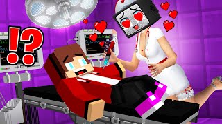 What Happened to JJ in HOSPITAL TV NURSE Fell in Love JJ and Mikey in Minecraft  Maizen [upl. by Hildegarde]