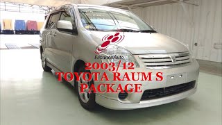 200312 TOYOTA RAUM S PACKAGE 276920 [upl. by Gotthard943]