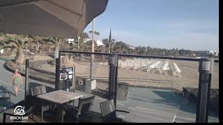 Webcam Lanzarote  Live Stream from the Beachbar in Costa Teguise [upl. by Daloris]