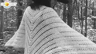 Summer Love Poncho  Crochet Pattern amp Tutorial [upl. by Orlosky]