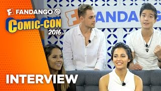 ’Power Rangers Cast Interview – COMIC CON 2016 [upl. by Ahsikahs]