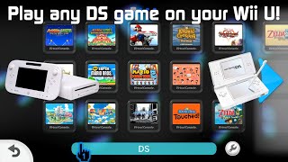 How to play any DS game through Wii U Virtual Console  UWUVCI Tutorial 2024 [upl. by Ramso]