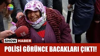 Polisi görünce bacakları çıktı [upl. by Oren]