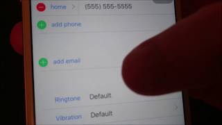 iPhone 6S How to Delete Contacts Quick [upl. by Allehc]