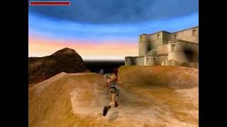 Tomb Raider 4 The Last Revelation Level 14 Coastal Ruins Walkthrough [upl. by Ailaham]