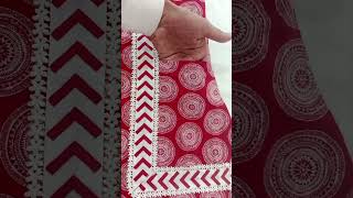 Kurti pocket design with Lace youtubeshorts youtubeshortsindia sewingtutorials kurtipocketdesign [upl. by Inoliel]