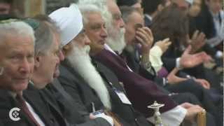 Pope meets with religious leaders [upl. by Htebazile550]