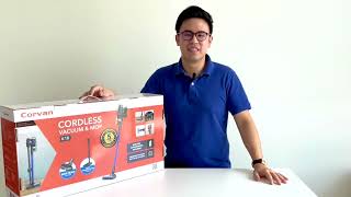 How to Setup and Use the Corvan Cordless Vacuum amp Mop K18 [upl. by Ahsinar]