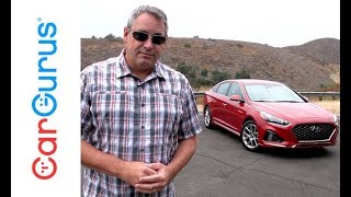 2018 Hyundai Sonata  CarGurus Test Drive Review [upl. by Annaigroeg]