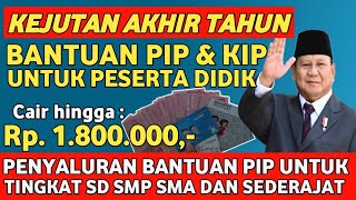 KEJUTAN AKHIR TAHUN PENYALURAN BANTUAN PIP amp KIP UNTUK SEMUA PESERTA DIDIK [upl. by Kentigerma376]