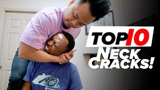 TOP 10 LOUDEST NECK CRACKS 😱💥 ASMR Chiropractic Adjustments amp Loud Back Cracking  Dr Tubio [upl. by Aslin434]