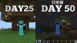 I SURVIVED 50 DAYS IN MINECRAFT 🥵🥵🥶😎 [upl. by Nyrol510]