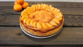 TARTA  TORTA o PASTEL de MANDARINA😍😋 Receta de postre cítrico RECETA 39 [upl. by Liemaj774]