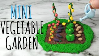 Mini Vegetable Garden  Polymer Clay Tutorial [upl. by Ramin83]