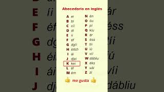 Aprenda el abecedario en ingles en en 1 minuto [upl. by Fernando]