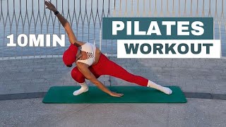 Pilates Workout for Strength Flexibility amp Core Tone  Full Body Routine [upl. by Ogilvie316]