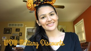 DISNEY MILITARY DISCOUNTS  PLANNING 20182019 [upl. by Ahseihs242]