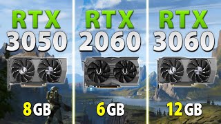 RTX 3050 vs RTX 2060 vs RTX 3060  Test in 9 Games [upl. by Vasiliu]