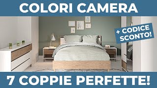 Colori per la CAMERA DA LETTO 7 abbinamenti perfetti [upl. by Kentigera129]