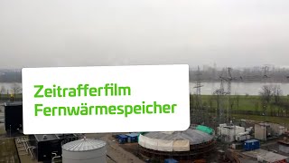 Zeitrafferfilm Fernwärmespeicher  Stadtwerke Düsseldorf [upl. by Manwell]