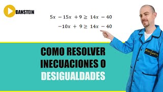 Cómo resolver inecuaciones o desigualdades ejemplos despejando x [upl. by Karlee]