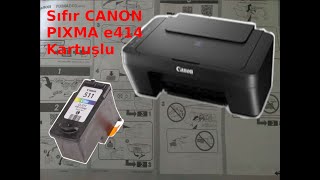 Canon Yazıcı Kurulumu e414 Nasıl Yapılır [upl. by Sorkin432]