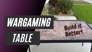 Wargaming Table Build [upl. by Schonfield436]