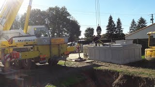 Citerne eau de pluie 10000 litres en beton [upl. by Thomasin408]