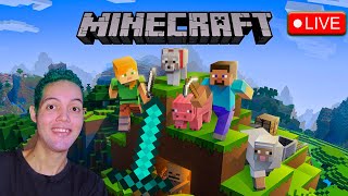 Minecraft 2024 AOVIVO Jogando com inscritos EP8 [upl. by Nodarb]