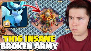 We BROKE TH16 with the NEW Spirit FOX Pet 3 STAR EVERY BASE Clash of Clans [upl. by Alex276]