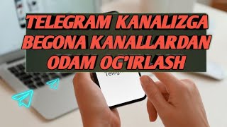 Telegram kanaliga odam qoshish телеграм каналига одам кушиш [upl. by Akenet]