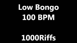 Low Bongo Metronome  100 BPM ✓ Beats Per Minute [upl. by Teragramyram]