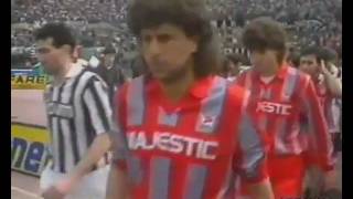 Juventus  Cremonese 40 08041990 14a Ritorno Serie A [upl. by Constancy924]