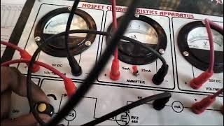 Mosfet Characteristics Apparatus [upl. by Etennaej]