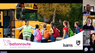 Webinar quotiSAMS and BatOnRoute School Transport App Digitise your School Bus Routesquot [upl. by Wettam]