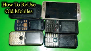 Awesome 2 Uses Of Old Damaged Mobile Phones [upl. by Jeffcott]