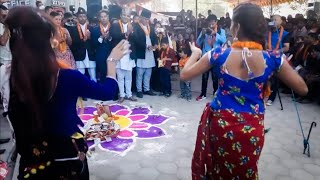 Tihar Dance  Anjali Adhikari  Sapana Magar  Cultural Dance In Kathmandu Nepal  Deusi Bhailo [upl. by Nwahsear883]