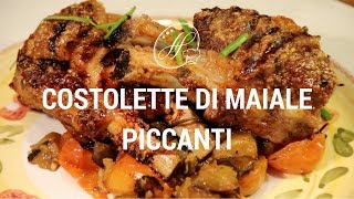 Costolette di maiale piccanti alla siciliana [upl. by Aronos]