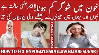 Hypoglycemia Symptoms In Urdu  Hypoglycemia Treatment What Is Insulin Resistance Listen Your Bod [upl. by Enerehs]