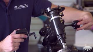 How to Set Up the Orion AstroView EQ Mount amp EQ3M Motor Drive Kit  Orion Telescopes [upl. by Aihtekal]