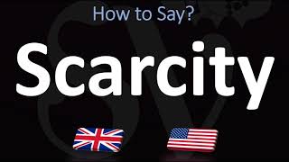 How to Pronounce Scarcity 2 WAYS UKBritish Vs USAmerican English Pronunciation [upl. by Neellek119]