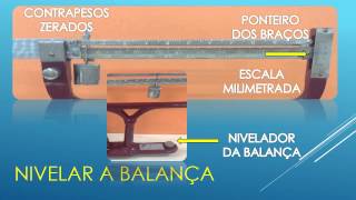 Como usar balança analógica tríplice [upl. by Itin]