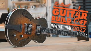 1st Place Making A Guitar Out Of Brad Angove  Full Build  GGBO Invitational [upl. by Lilly855]