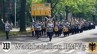 Preußens Gloria  Regimentsgruß  Wachbataillon der Bundeswehr  Stabsmusikkorps Schloss Bellevue [upl. by Anuayek558]