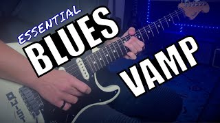 Essential Blues Vamp  Sexy Guitar Backing Track A [upl. by Eyar641]