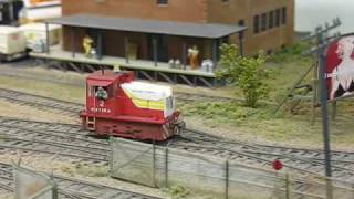 Operation  switching H0 model trains [upl. by Arnst]