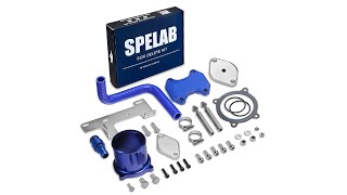 SPELAB 20102014 67L Cummins Dodge Ram EGR Delete Kit Throttle Valve Cooler [upl. by Lemmy910]